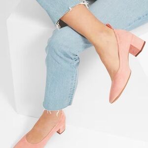 Everlane Pink Block Heel Shoes